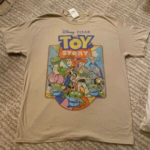 Disney Pixar Toy Story Beige Graphic T-Shirt